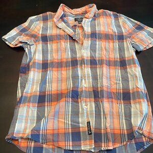 American Eagle Seriously Soft short sleeve button up shirt